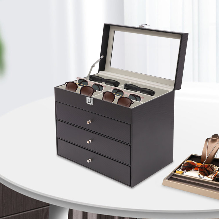 Latitude Run® Eyeglasses Jewelry Box Wayfair